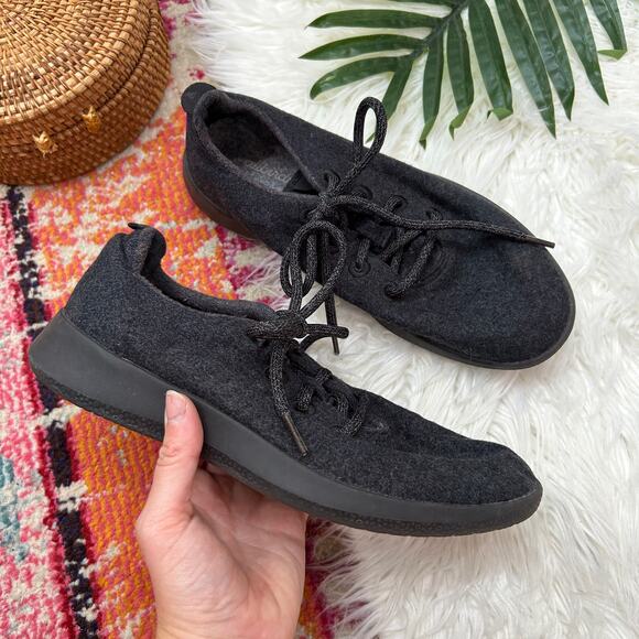 allbirds Shoes - Allbirds Dark Gray Wool Runners WR Sneaker 9 Knit Athletic Running Walking